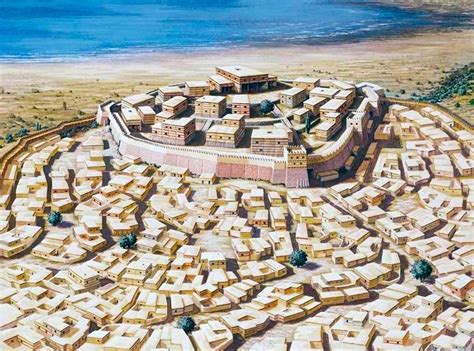 A reconstruction of the ancient city of Troy c.1700 BC. | Ancient history, City of troy, Ancient ...