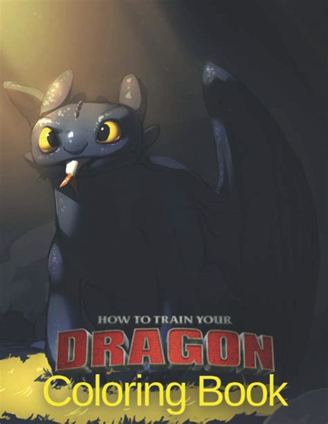 Buy How To Train Your Dragon Coloring Book: 50+ Creative Coloring Pages about Hiccup and Friend ...