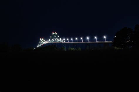 1000 Islands Bridge at Night Photograph by Daniel Huntley - Fine Art ...