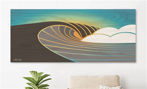 Metal Wave Wall Art | Modern & Sleek Coastal Inspired Aluminum Prints