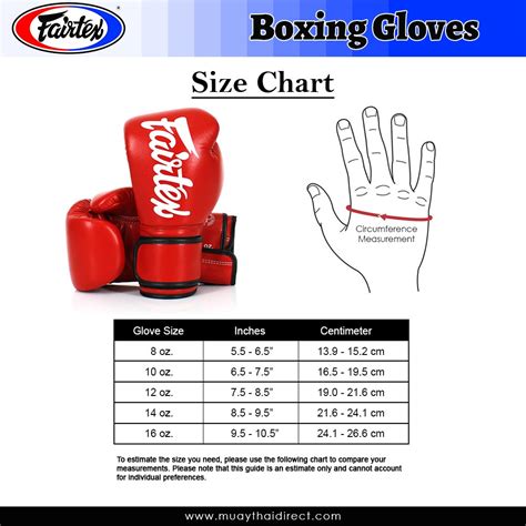 Boxing Gloves Chart | ubicaciondepersonas.cdmx.gob.mx