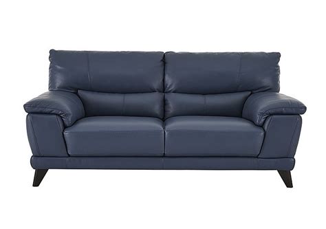 Blue Leather Sofa Uk - Everything Furniture