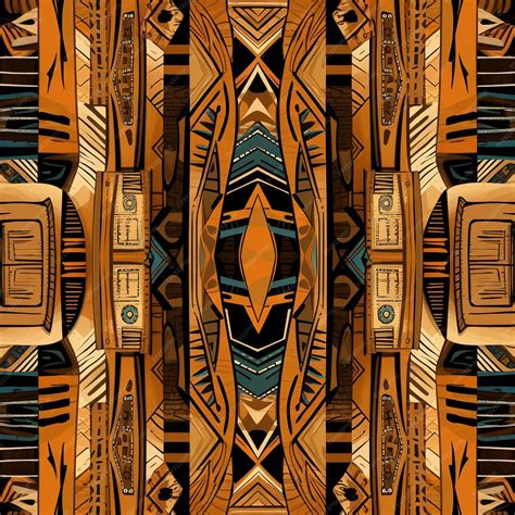 Premium AI Image | African Ethnic pattern