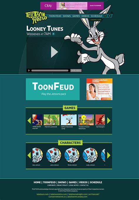 TELETOON Retro - website redesign & rebrand on Behance