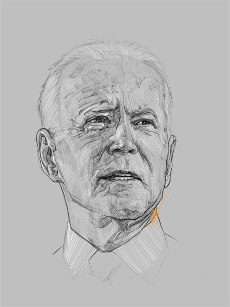 Joe Biden : r/sketches