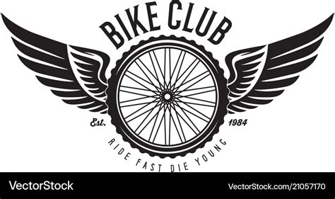 Vintage and modern bike logo badge and label Vector Image