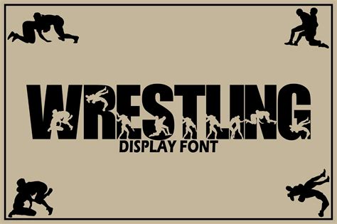 Wrestling Font by AvocadoSVG · Creative Fabrica