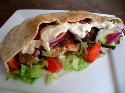 Chicken Shawarma Pita Sandwiches | Veronica's Cornucopia