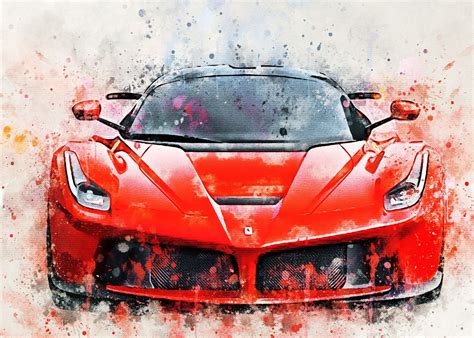 Red Cars - Car – Poster | Canvas Wall Art Print - John Sneaker