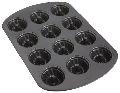 Wilton Mini 12 Cavity Fluted Mini Bundt Cake Pan New | eBay