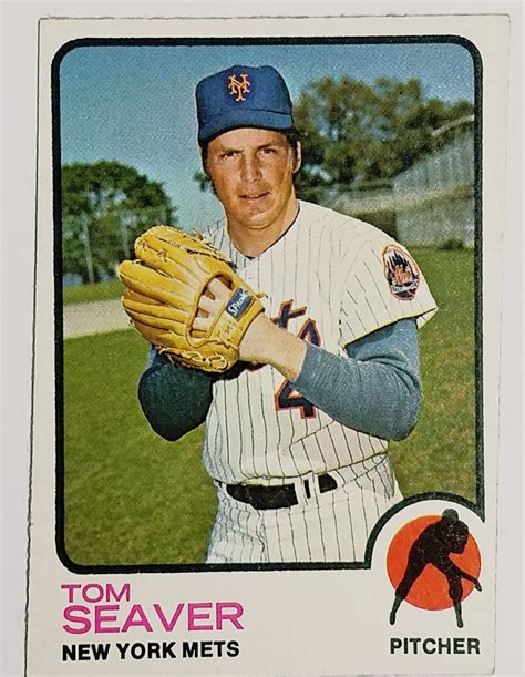 Tom Seaver 1973 Topps #350 HOF New York Mets Pitcher, Tom Terrific ...