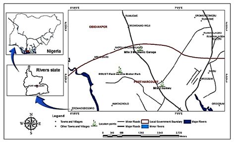 Map of Port Harcourt City Local Government Area, Rivers State, Nigeria ...