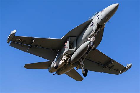 A U.s. Navy Ea-18g Growler, Low Angle Photograph by Rob Edgcumbe - Fine ...