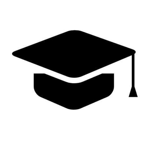 Graduation hat front view free vector icons designed by Freepik ...