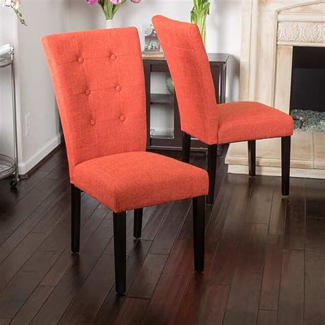 Amazon.com: orange dining chairs