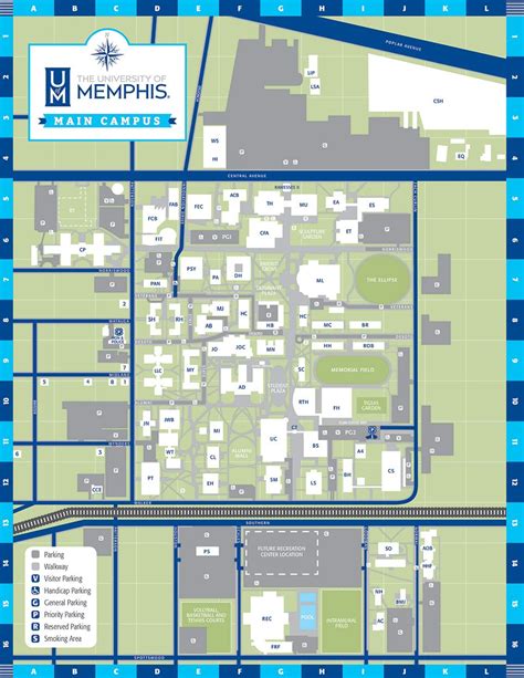 University Of Memphis Campus Map - Subway Map