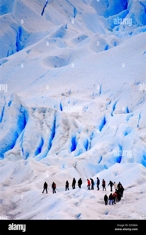 Perito Moreno glacier. Lake Argentino, Santa Cruz, Argentina Stock ...