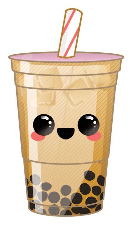 Cute Boba Tea Drawing Easy Bubble tea starts with a tea base that s ...