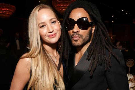 Jennifer Lawrence and Lenny Kravitz Have a “Hunger Games” Reunion at ...