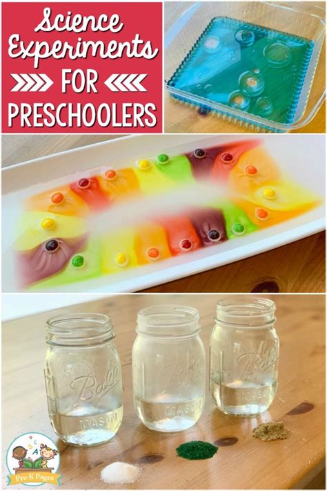 Easy Science Experiments for Class or Home - Pre-K Pages