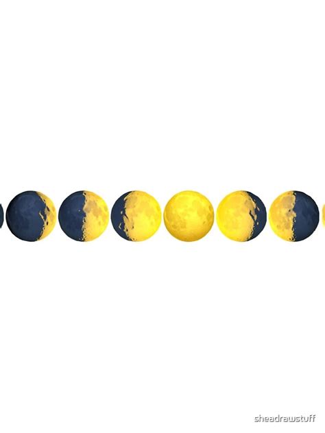 "Moon phases emojis sticker" iPhone Case & Cover by sheadrawstuff ...