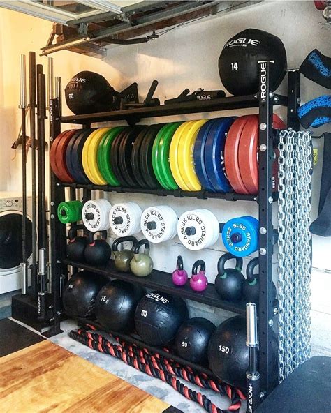 Storage done right! __ | Fitness thuis, Sportschool inrichting, Thuis gym