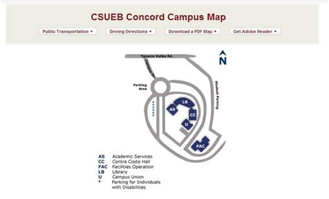 Concord University Campus Map