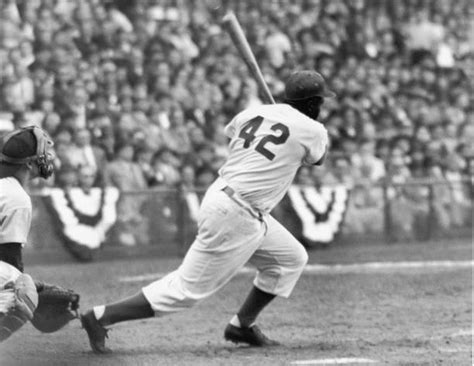 Jackie Robinson At Bat Pictures | Getty Images