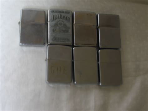 One Lot of 7 Vintage Zippo Lighters - Etsy