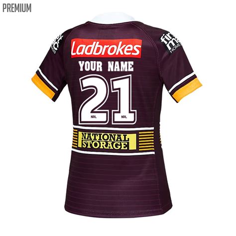 Personalised Brisbane Broncos Jersey - Your Jersey