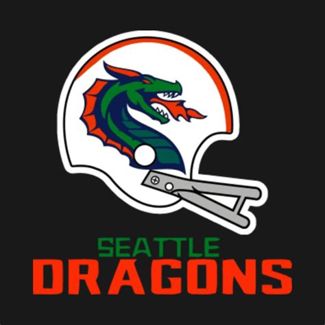 Seattle Dragons - Seattle Dragons Football - T-Shirt | TeePublic