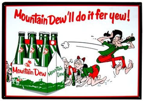 Mountain Dew Hillbilly Vintage Tin Sign Man Cave Garage Art - Etsy