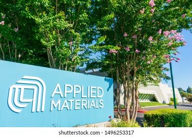 Applied Materials Sign Company Headquarters Silicon Stock Photo ...