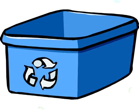 Recycle Bin Blue Clip Art at Clker.com - vector clip art online, royalty free & public domain