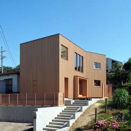 House with Wood Exteriors and Interiors in Japan
