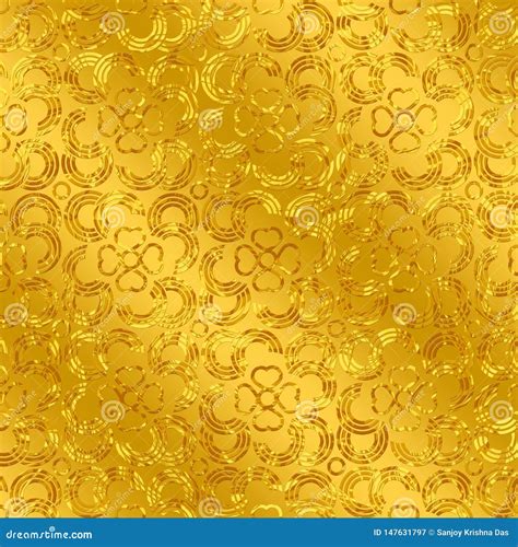 Golden Background Pattern