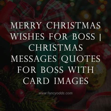 Merry Christmas Wishes For Boss | Christmas Messages | Quotes For Boss With Card Images ...