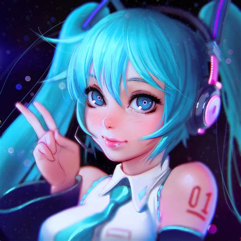 Hatsune Miku by Kuvshinov-Ilya on DeviantArt