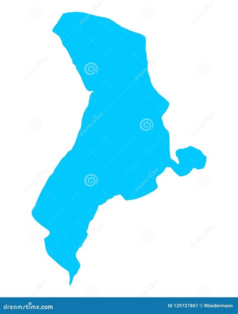 Map of Utah Lake stock vector. Illustration of blue - 129727807