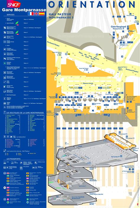 Gare Montparnasse Map