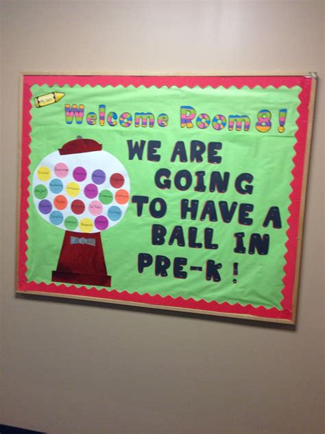 Preschool Welcome Bulletin Board Ideas