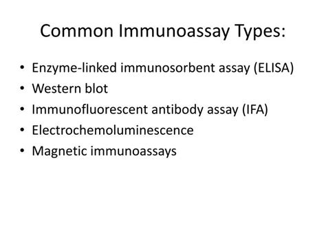 PPT - Immunoassays PowerPoint Presentation - ID:5613738