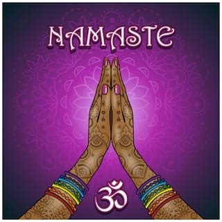 Buy 5 Ace Namaste Wall Sticker Paper Poster Online at Low Prices in India - Paytmmall.com