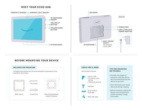 Echo Hub | Smart Home Control Panel with Alexa | Amazon Devices & Accessories