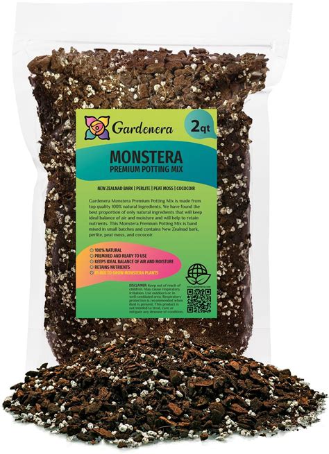 Amazon.com : Monstera Houseplant Potting Soil Mix (12 Quarts), Custom ...