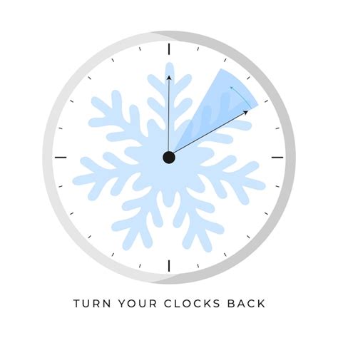 Premium Vector | Fall back vector illustration clock