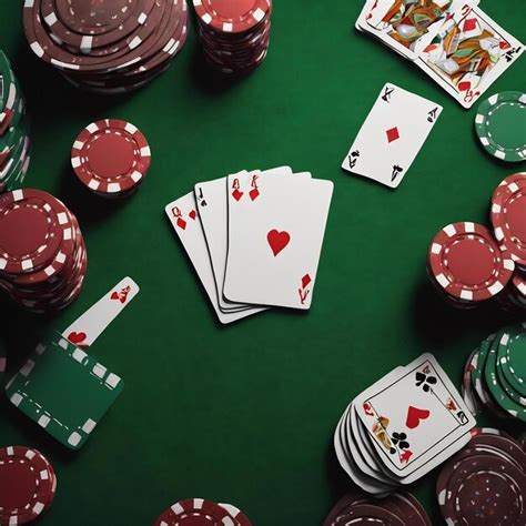 Premium AI Image | Green poker background