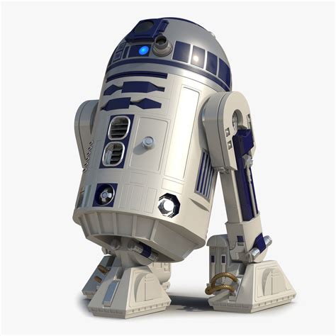 star wars character r2 d2 3d model