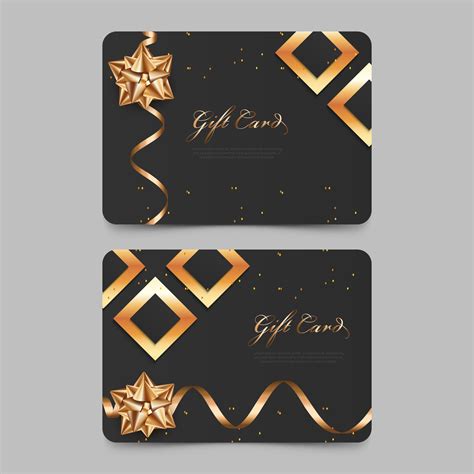 elegant gift voucher design with golden style. luxury gift card for promotion 2915157 Vector Art ...