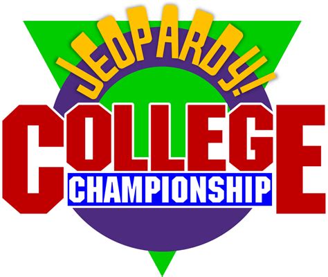 Jeopardy! College Championship Logo (1990) by Dadillstnator | ? logo, College, Gaming logos